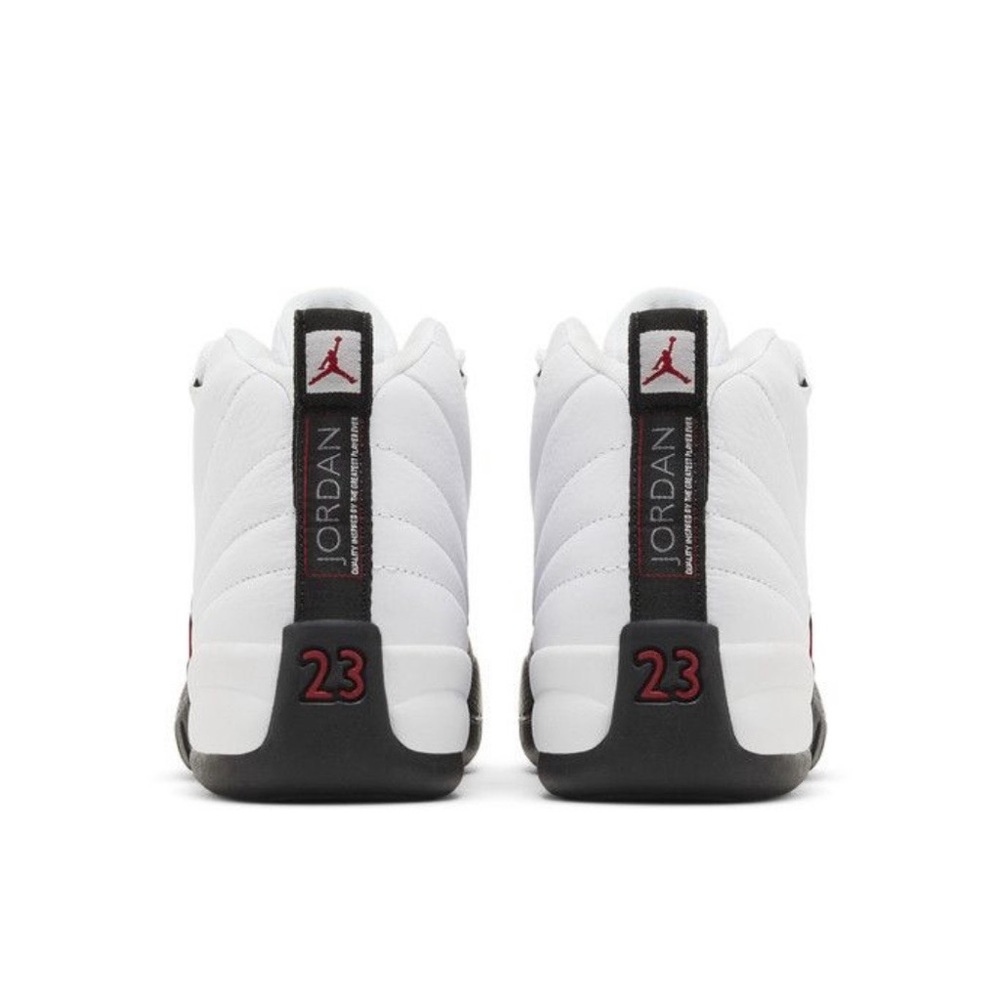 Jordan Kids White and Red Sneakers
